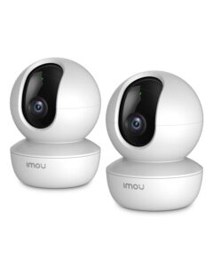 imou home security camera 2 pack 1080p baby monitor with night vision, 2-way audio, human detection, sound detection, wifi indoor camera dog cam