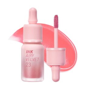 peripera ink airy velvet lip tint, liquid lip (0.14 fl oz, 023 in the peachlight)