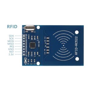 AITIAO 10Pcs RFID Kit Mifare RC522 RF IC Card Sensor Module MFRC-522 RFID Reader Module + Key Ring + S50 White Card for Raspberry Pi