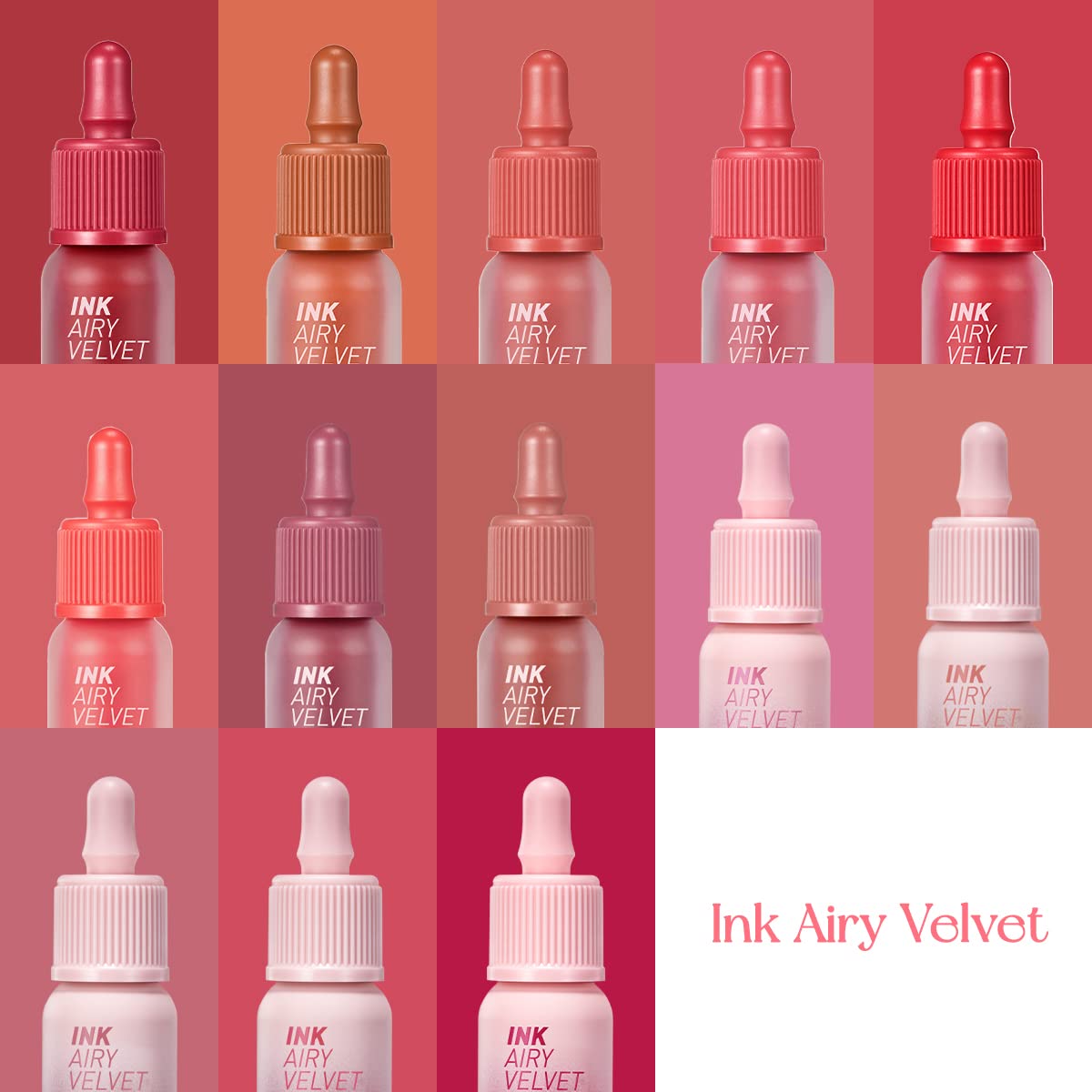 Peripera Ink Airy Velvet Lip Tint, Liquid Lip (0.14 fl oz, 021 FLUFFY PEACH)