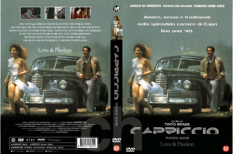 Love and Passion, Capriccio (1987) DVD Tinto Brass,Nicola Warren