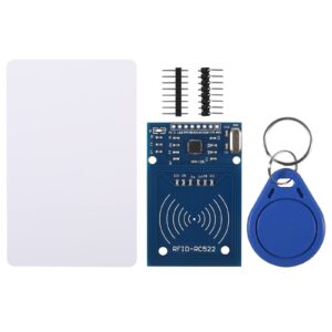 AITIAO 10Pcs RFID Kit Mifare RC522 RF IC Card Sensor Module MFRC-522 RFID Reader Module + Key Ring + S50 White Card for Raspberry Pi