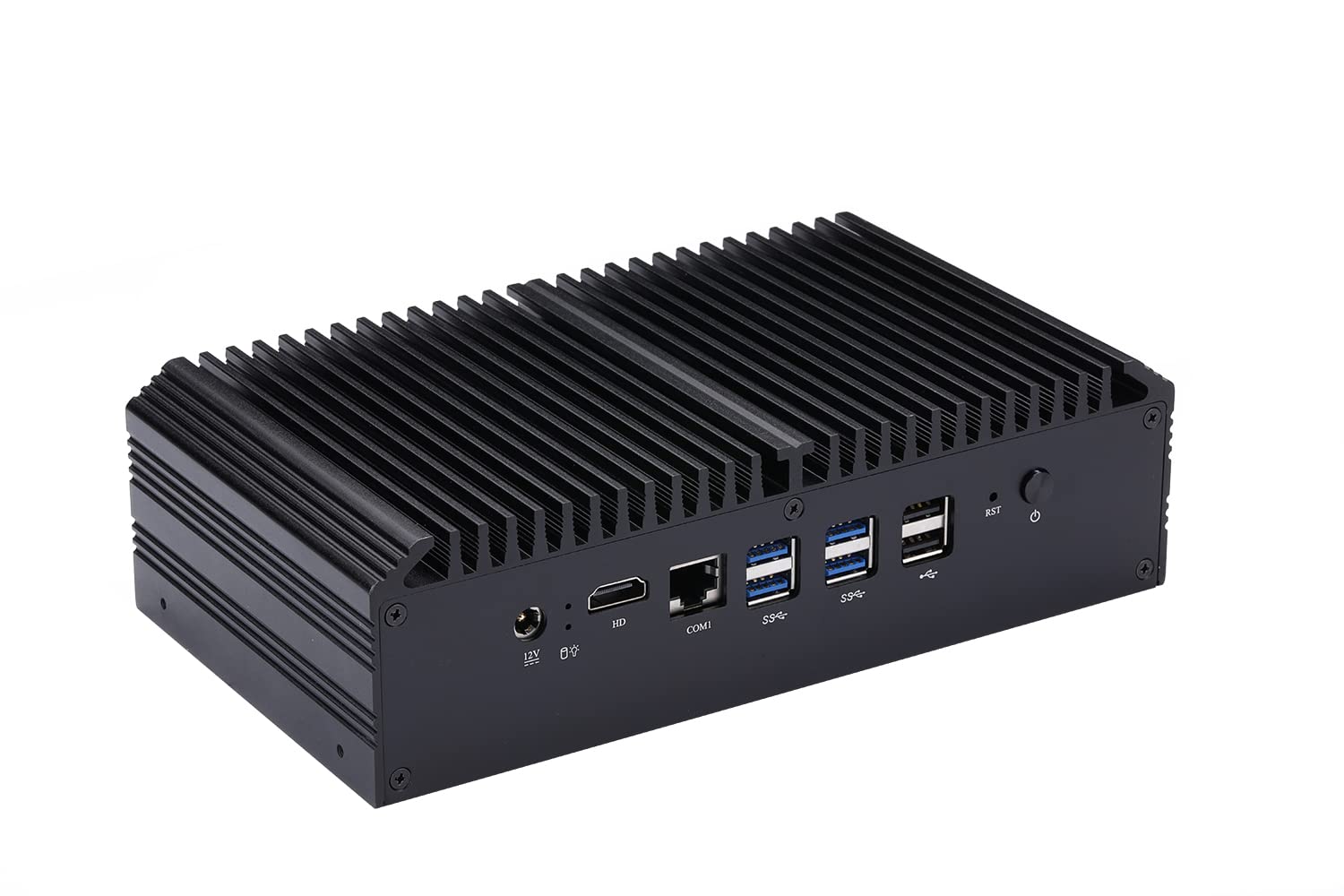 Qotom Q838GE 8 LAN Mini PC with Processor Intel Core 8130U Barebone Desktop Mini Computer