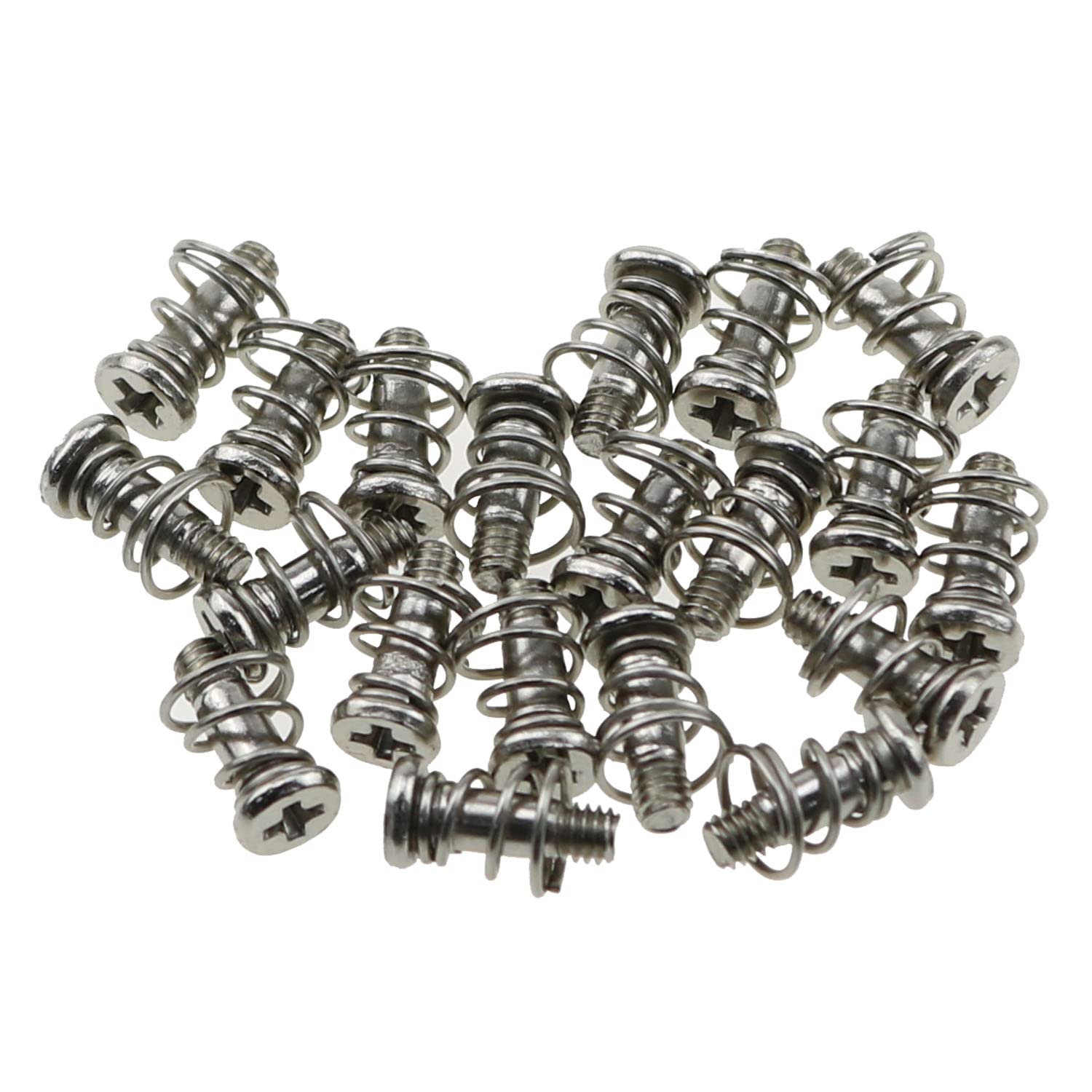 ZZHXSM 20pcs GPU Graphics Card Back Plate Heatsink Screws Spring Screws Phillips CPU Mainboard Radiator Fixing Bolts M2x9mm DIY Phillips Step Screws