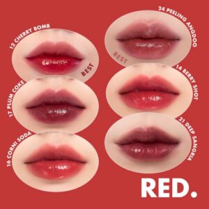 rom&nd Juicy Lasting Tint 28 BARE FIG, Vivid color, Juicy & Glossy Finish, Long-lasting, MLBB, moisturizing, Highly-Pigmented, Clear & Natural Makeup, Lip Tint for Daily Use, K-beauty, 5.5g / 0.2 oz