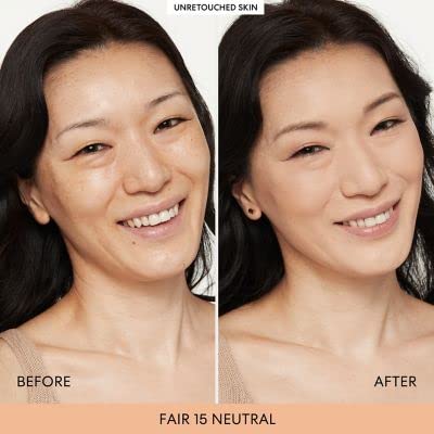 bareMinerals Barepro 16HR Skin-Perfecting Powder Foundation, Matte Pressed Powder Foundation Full Coverage with Plant-Based Squalene, Oil Control, Vegan