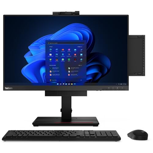 Lenovo 2024 ThinkCentre M70q Gen 3 Tiny Business Desktop Intel 6-Core i5-12400T Iris Xe Graphics 16GB DDR4 512GB NVMe SSD WI-FI AX BT USB-C HDMI2.1 DP RJ-45 Windows 10 Pro w/RE USB