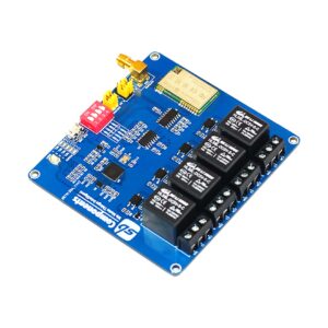 GatePi 4 Channel - LoRa Based Relay Board 4 Channel Relay with LoRa Module Based on Raspberry Pi 2040 Smart Data Transmission LoRa Module, Transmission up to 5 KM (915MHz)