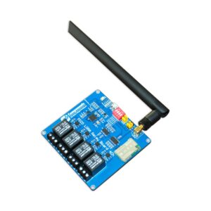 GatePi 4 Channel - LoRa Based Relay Board 4 Channel Relay with LoRa Module Based on Raspberry Pi 2040 Smart Data Transmission LoRa Module, Transmission up to 5 KM (915MHz)