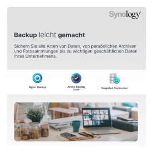 Synology DS1522+ 5-Bay Desktop NAS Solution 5x3,5/2,5" SATA HDD/SSD, 2X M.2 2280 NVMe SSD, 8GB RAM