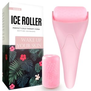 ice roller for face, face all skin types, facial care tool to relief eye puffiness, migraine pain, minor injury, wrinkle, women's gift