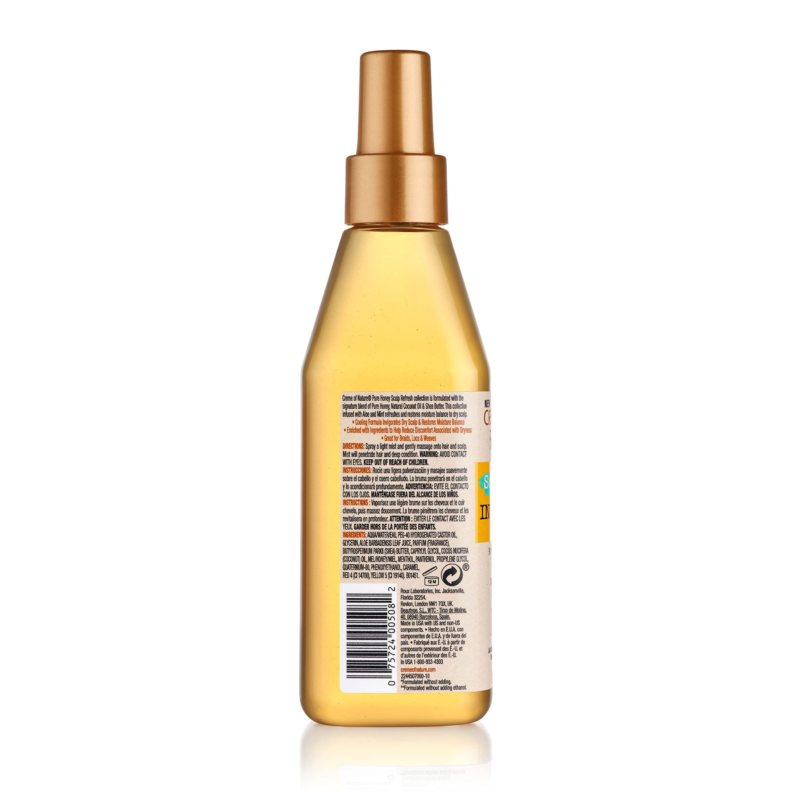 Creme of Nature, Leave In Conditioner, Scalp Refresh Invigorating Leave-In 8 Oz