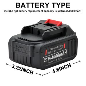 MAXMAN 21V Lithium Batteries Replace Battery Black and Red