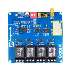 GatePi 4 Channel - LoRa Based Relay Board 4 Channel Relay with LoRa Module Based on Raspberry Pi 2040 Smart Data Transmission LoRa Module, Transmission up to 5 KM (915MHz)