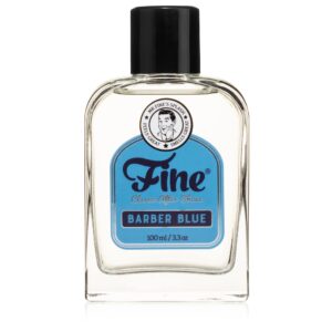 fine mr barber blue mens aftershave -a splash of classic barbershop aftershave for modern men - the wet shaver’s favorite