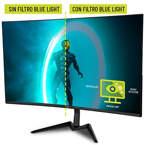 YEYIAN 24” Curved 200 Hz/165 Hz/144 Hz Gaming Monitor, FHD R1650 Curved 1080P LED PC Monitor, 16:9, 178°, 16.7M Colors, 3000:1, Stereo Speaker, FreeSync, HDMI 2.0, DP 1.2, 75mm VESA