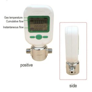 Gas Flow Meter Tester, Digital Portable Gas Mass Air Flow Rate Meter MF5712 MF5706 (0-100L/Min)