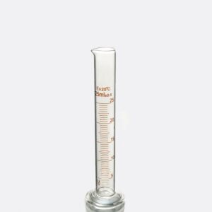 25ml Graduated Glass Cylinders Measuring Cylinders Glass Test Jar Borosilicate Glass Heat Resistance Accurate Measure For Research Lab Industry Teaching Home Brewing Wine Liquor Test (25ml)