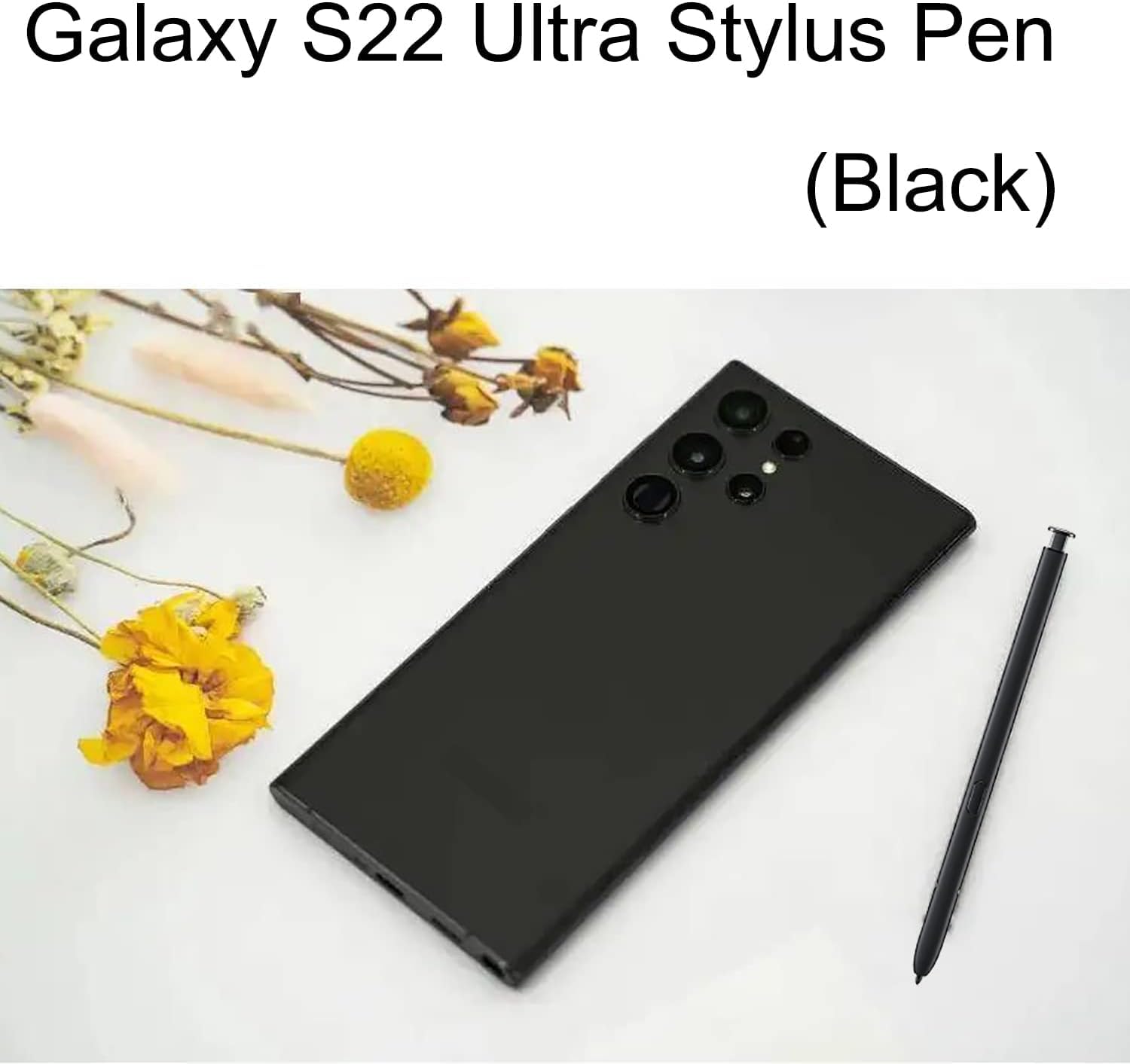 Black S22 Ultra Pen for Samsung Galaxy S22 Ultra 5G Stylus Pen Replacement Parts for Samsung Galaxy S22 Ultra S Pen NoBluetooth Function