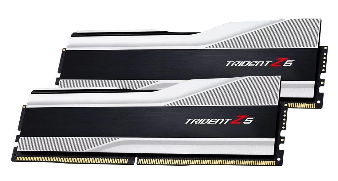 G.SKILL Trident Z5 DDR5 32GB 2x16GB 6000MHz CL30 1.35V XMP 3.0 Sidabrinis