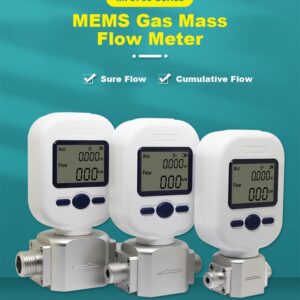 Gas Flow Meter Tester, Digital Portable Gas Mass Air Flow Rate Meter MF5712 MF5706 (0-100L/Min)