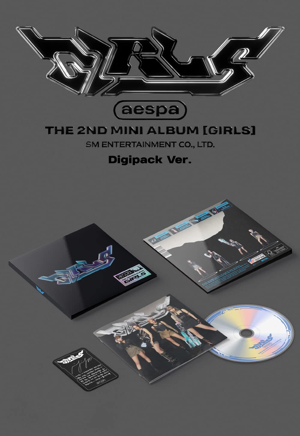 Dreamus aespa - 2nd Mini Album Girls DIGIPACK ver. CD (5 versions SET) (SMK1455)