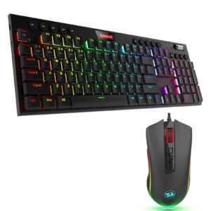 redragon k618 wireless keyboard & m711 gaming mouse bundle