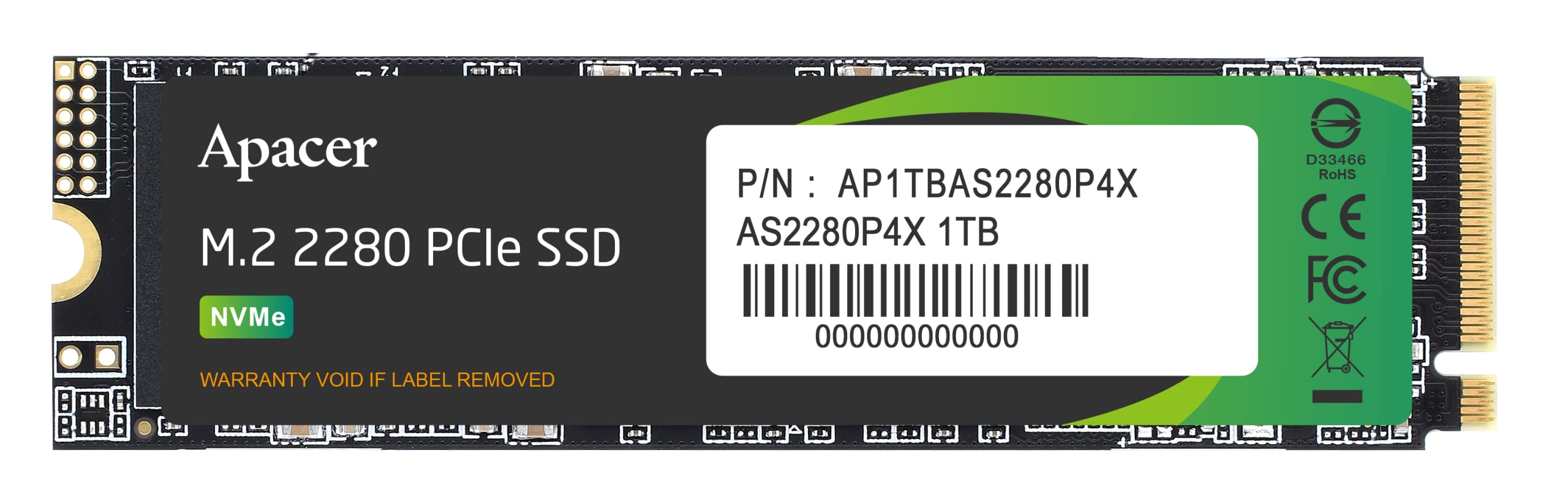 SSD 1TB 2.1/1.7G AS2280P4X M.2 APA