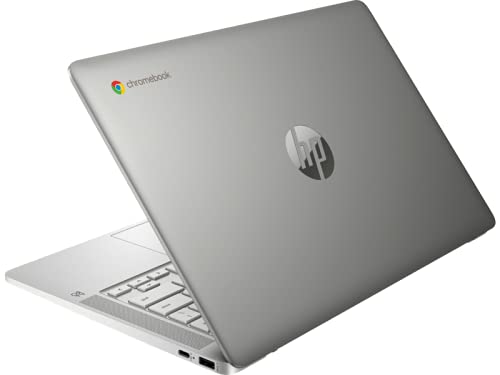 HP Chromebook 14a-na1043cl 14" Intel Celeron N4500 4 GB Memory; 64 GB eMMC Storage Chrome OS Mineral Silver