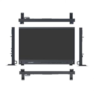 LILLIPUT 31.5" BM310-4KS-VBP Broadcast Monitor 4K/Full HD for Taking Photos & Making Movies with Multiple Signal inputs 3G SDI, HDMI, DVI and VGA –Quad View Split, 3D LUT, HDR with V Mount Plate