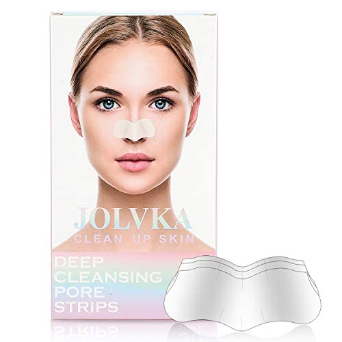 JOLVKA Blackhead Remover Pore Strips for Nose - 65 Strips - Charcoal Blackheads Removal - Blackhead Strip - Pore Cleaner