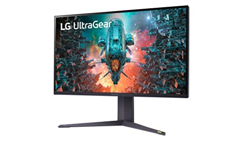 LG UltraGear UHD 32-Inch Gaming Monitor 32GQ950-B, Nano IPS 1ms (GtG) with ATW, VESA DisplayHDR 1000, NVIDIA G-SYNC, and AMD FreeSync, 144Hz, Black