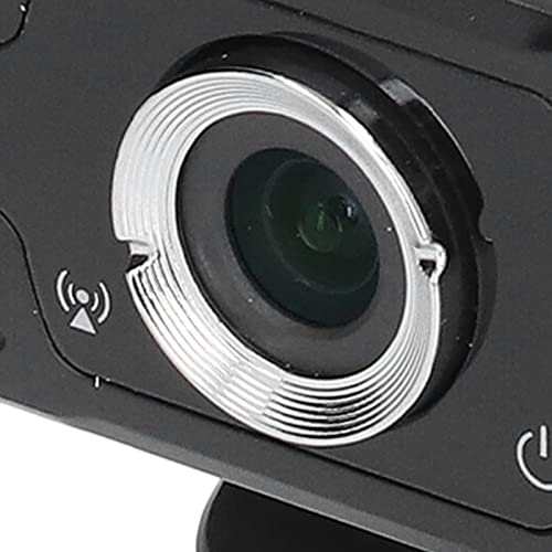 Jeanoko PC Camera, Automatic Noise Reduction ABS Universal Computer Webcam Full HD 1080P for Notebook for Webinar