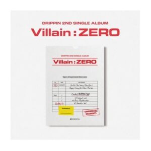 drippin villain : zero 2nd single album a version cd+photobook+1p photocard+1ea sticker+1ea bookmark+tracking sealed