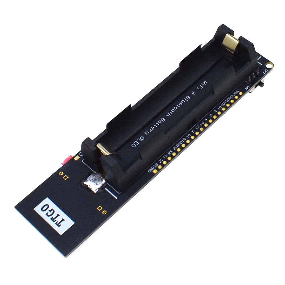 ESP32 Module with 0.96 inch OLED Display 18650 Holde Board