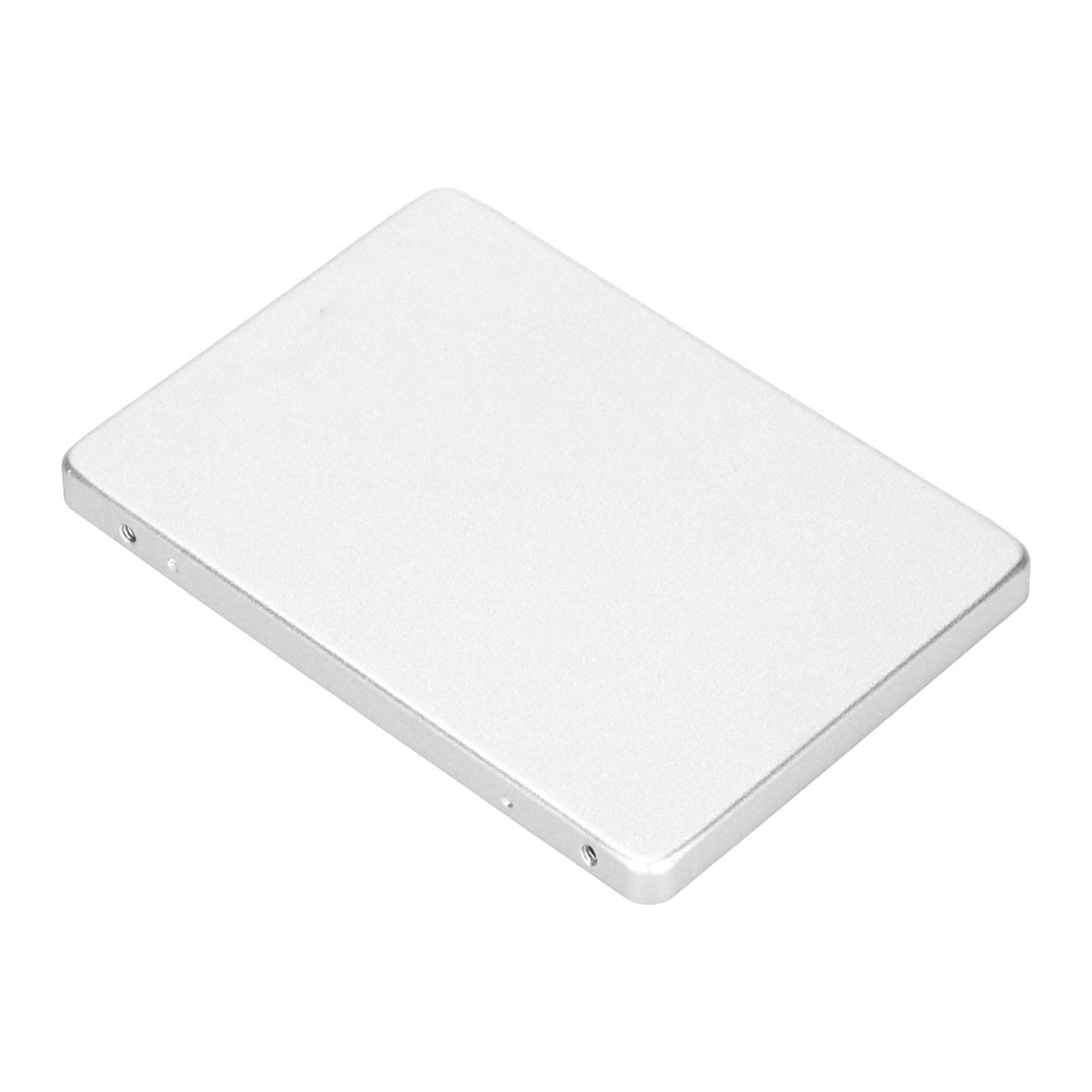 MSATA to SATA3.0 Hard Drive Adapter Card, Ultrathin Heat Dissipation Aluminum SSD Adapter Case for Computer Home Office Silver