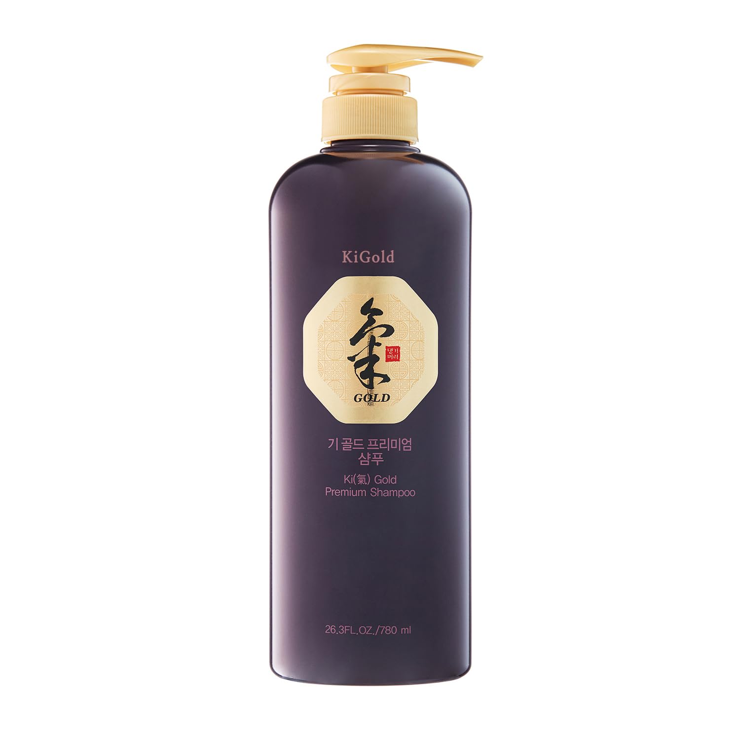 Daeng Gi Meo Ri- Ki Gold Premium Shampoo+Treatment Set, Effectively Moisture to Dry and Rough Hair, No Artificial Color, 780ml each