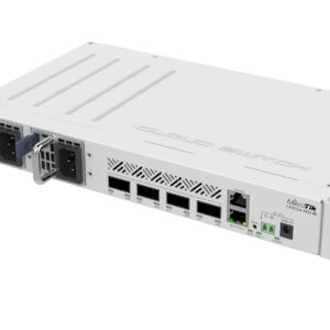 MikroTik CRS504-4XQ-IN Cloud Router Switch 650MHz 4xQSFP28 Compatible with 40G, 25G, 10G, and 1G Fiber Connections