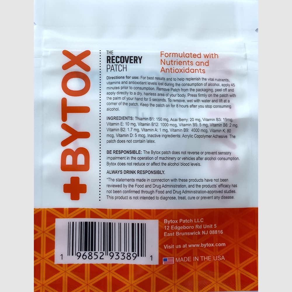 Bytox Recovery Patch 10 Pack