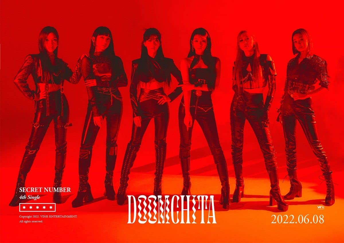 SECRET NUMBER DOOMCHITA 4th Single Album Large Version CD+1p Poster+Hood Zip-Up+1ea Pin Badge+128p PhotoBook+1p Polaroid+1ea Message Card+2p PhotoCard+1p Folding Poster On Pack+Tracking Sealed