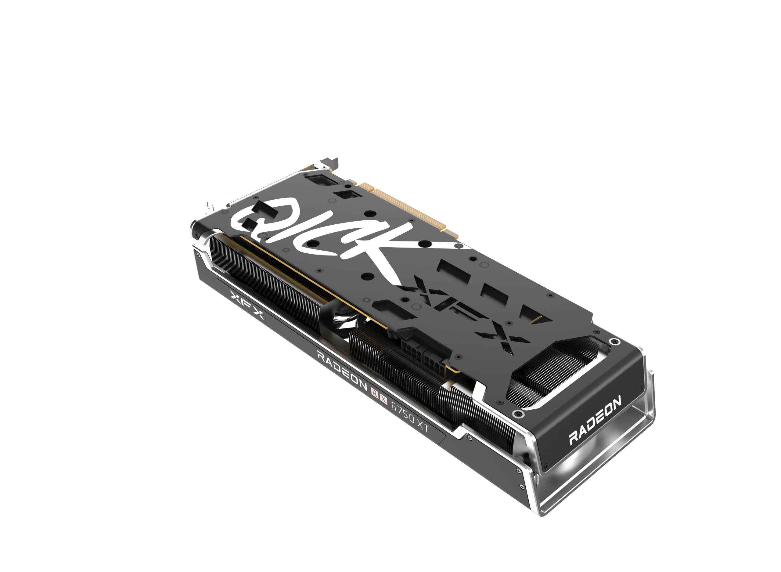 XFX Speedster QICK319 Radeon RX 6750XT CORE Gaming Graphics Card with 12GB GDDR6 HDMI 3xDP, AMD RDNA 2 RX-675XYJFDP