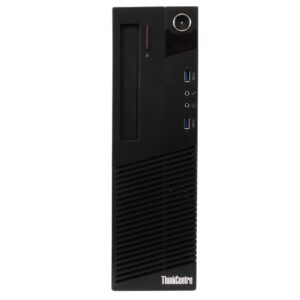 Lenovo ThinkCentre M93p Small Desktop Computer (SFF) | Quad Core Intel i5 (3.8GHz Turbo) | 16GB DDR3 RAM | 500GB SSD Solid State + 1TB | WiFi-5G + Bluetooth | Win 10 Pro | Home or Office PC (Renewed)