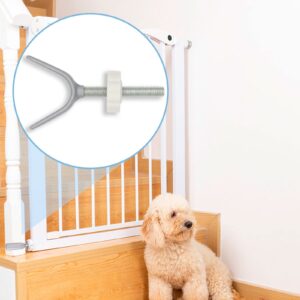 2 Pack Baby Gate Y Spindle Rod M10 (10mm) Stair Banister Baby Gate Adaptors, Replacement Bolt Part for Baby & Pet Pressure Mounted Safety Gates, Baby Tension Gate Extender