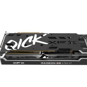 XFX Speedster QICK319 Radeon RX 6750XT CORE Gaming Graphics Card with 12GB GDDR6 HDMI 3xDP, AMD RDNA 2 RX-675XYJFDP