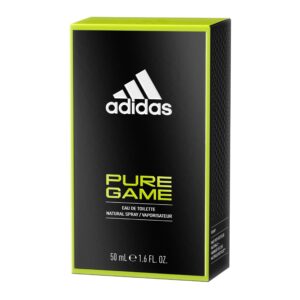 adidas Pure Game Eau De Toilette Spray for Men, 1.7 fl oz