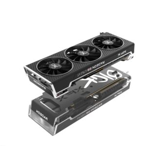 XFX Speedster QICK319 Radeon RX 6750XT CORE Gaming Graphics Card with 12GB GDDR6 HDMI 3xDP, AMD RDNA 2 RX-675XYJFDP