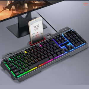 Gaming Keyboard And Mouse PC RGB Backlit Keyboard Rubber Keycaps Wired Keyboard Mouse Gamer Gaming Mouse