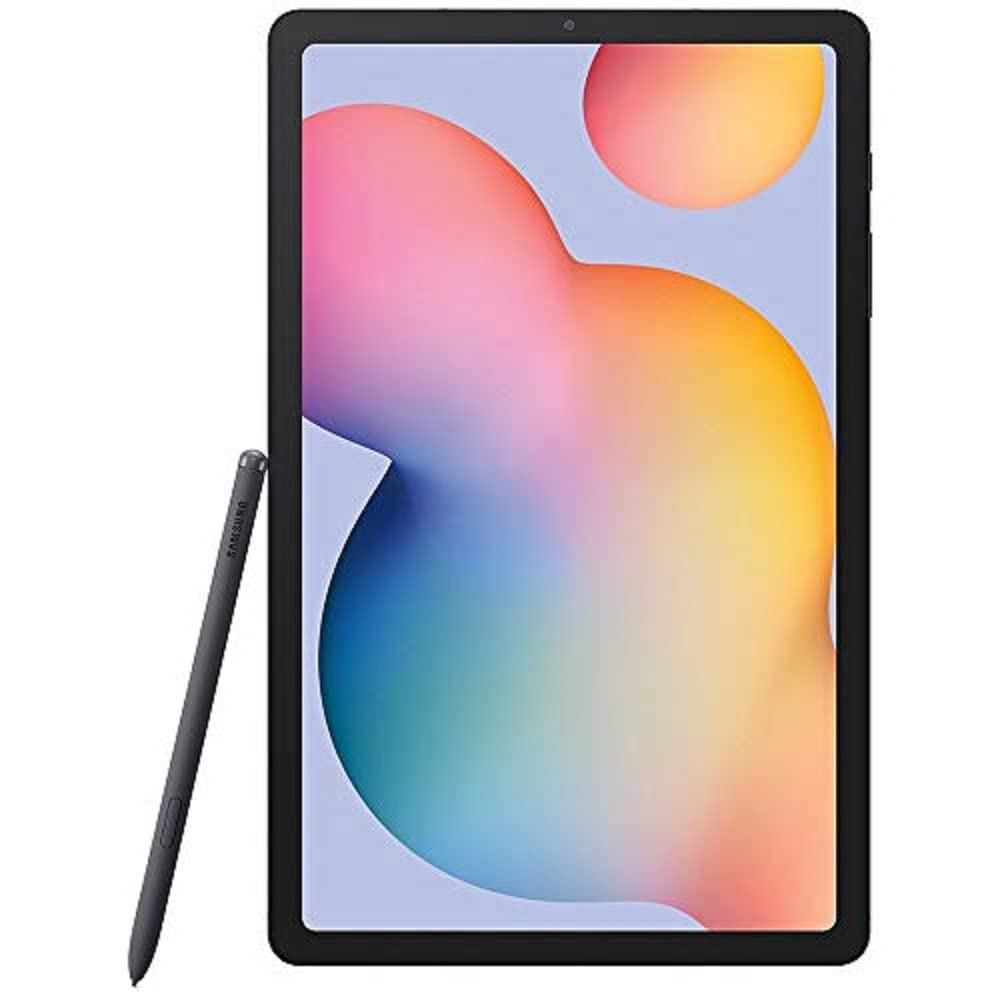 Samsung Galaxy Tab S6 Lite w/S Pen (64GB, 4GB) 10.4’’, Face Unlock, Octa-Core Exynos 9610, 7040mAh Battery Wi-Fi Tablet SM-P610 - US Model (Book Cover + 64GB SD Bundle, Oxford Gray) (Renewed)