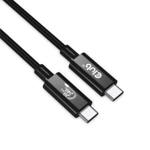 club 3d cac-1575 usb4 gen3x2 type c to type c bi-directional cable with 240w charging, 20gbps data transmission and supports 4k60hz video 2m - 6.56ft