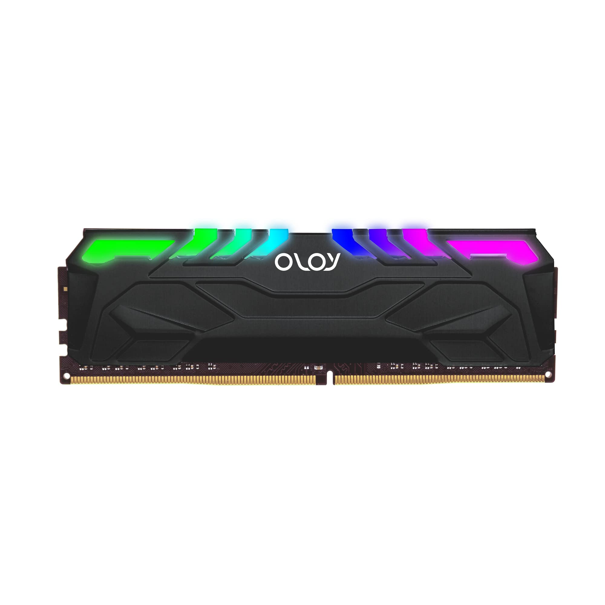 OLOy DDR4 RAM 16GB (2x8GB) Black Owl Aura Sync RGB 3200 MHz CL16 1.35V 288-Pin Desktop Gaming UDIMM (MD4U0832161BHJDA)